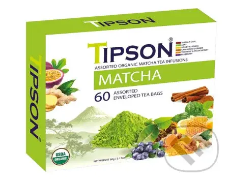 TIPSON BIO Matcha Kazeta Variace 60x1,5g