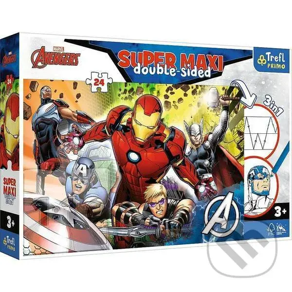 SUPER MAXI - Avengers - puzzle z kategorie Maxi dieliky