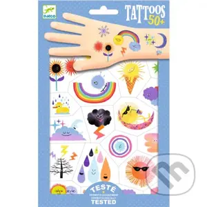 Emoji počasie (dočasné tetovačky)