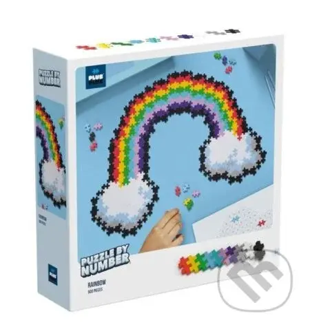 Duha (Plus-Plus stavebnice Skládej podle čísel) - puzzle z kategorie Do 500 dílků