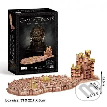 Hra o trůny - puzzle z kategorie 3D puzzle