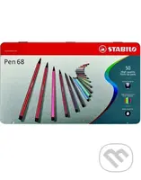 Prémiový vláknový fix STABILO pen 68 v kovovom púzdre