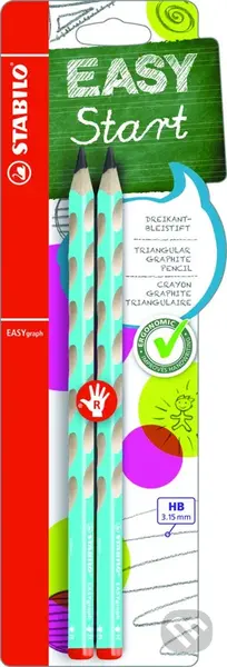 Ergonomická ceruzka EASYgraph 2 kusy (Modrá pre pravákov)