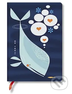 Paperblanks - zápisník Whale and Friend (midi, čistý)