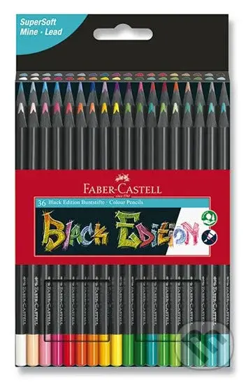 Pastelky Black Edition set 36 farebné