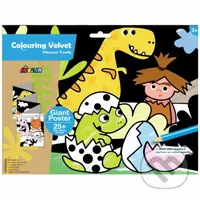 Sametové omalovánky MAXI - Dinosauři - hra z kategorie Vzdělávací hry