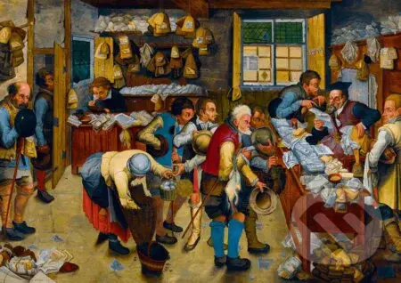 Pieter Brueghel the Younger - The Tax-collector's Office, 1615 - puzzle z kategorie Umělecké