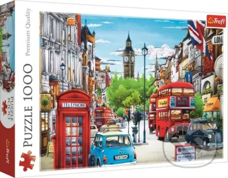 Londýnska ulica - puzzle z kategorie Města a stavby