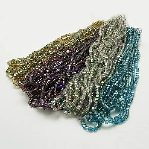 Electroplate Glass Beads Strands