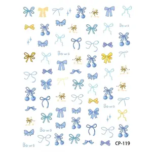 Bowknot Self Adhesive Nail Art Stickers Decals