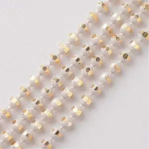 Brass Faceted Ball Chains