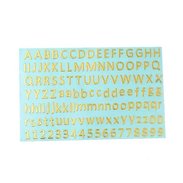 Brass Self-Adhesive Picture Stickers
