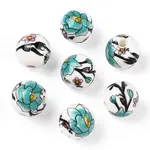 Handmade Printed Porcelain Beads