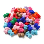 Flocky Acrylic Beads