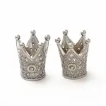 Rack Plating Brass Micro Pave Cubic Zirconia Beads