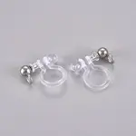 304 Stainless Steel and Plastic Clip-on Earring Findings