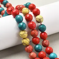 Synthetic Turquoise Beads Strands
