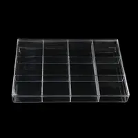 12 Grids Plastic Bead Containers with Cover
