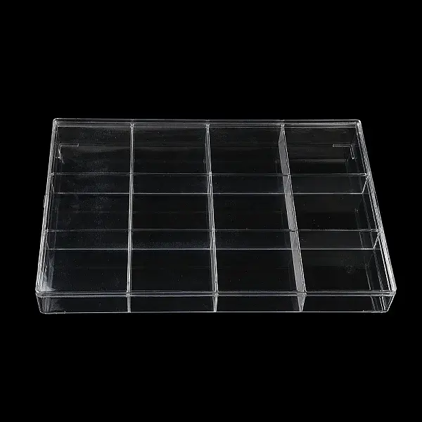 12 Grids Plastic Bead Containers with Cover