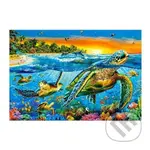 Diamantový obrázek - Želvy v moři