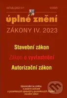 Aktualizace IV/1 2023 Stavební zákon - Zákon o vyvlastnění, Autorizační zákon