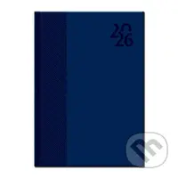 Manager diár VENETIA 2026 (modrý) (12-mesačný, B5, stĺpcový)