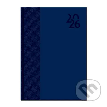 Manager diár VENETIA 2026 (modrý) (12-mesačný, B5, stĺpcový)
