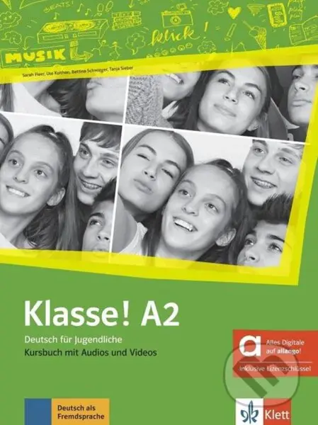 Klasse! 2 (A2) – Hybride Ausgabe – Kursbuch + MP3/Video allango.net + Lizenz (24 Monate)