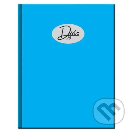 Manager diár COLORS 2026 (modrý) (12-mesačný, A4, stĺpcový)