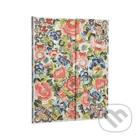 Paperblanks - týždenný diár Pear Garden 2026 (ultra, vertikálny, magnetické zatváranie)