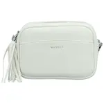 Stylová dámská koženková crossbody MaxFly Rozana, bílá
