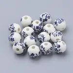 Handmade Printed Porcelain Beads
