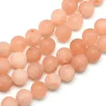 Natural White Jade Bead Strands