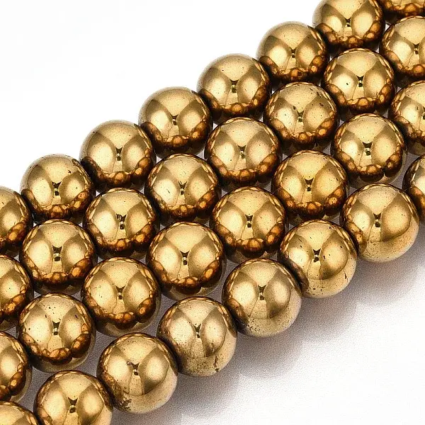 Non-magnetic Synthetic Hematite Beads Strands