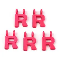 Rack Plating Spray Painted Alloy 2-Loop Link Pendants