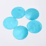 Dyed Freshwater Capiz Shell Big Pendants