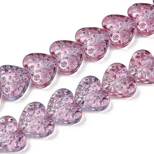 Transparent Glass Beads Strands
