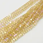 Electroplate Glass Beads Strands