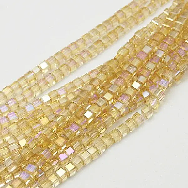 Electroplate Glass Beads Strands
