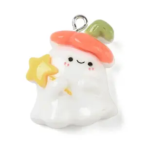 Halloween Theme Resin Pendants