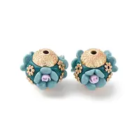 Handmade Resin Indonesia Round Beads