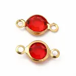 Ion Plating(IP) 304 Stainless Steel with Glass Connector Charms