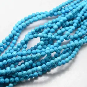 Natural Howlite Round Beads Strands