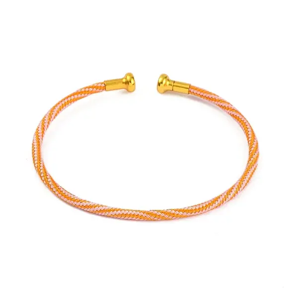 Braided Carbon Steel Wire Bracelet Making