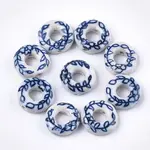 Handmade Porcelain Bead Frame Beads