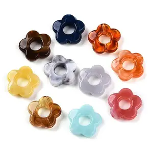Gradient Color Transparent Acrylic Beads