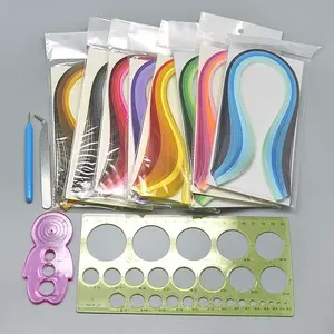 DIY Paper Quilling Strips Sets: 26 Color Paper Quilling Strips