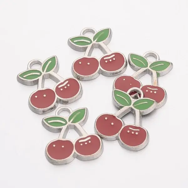 Alloy Enamel Pendants
