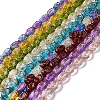 Transparent Glass Beads Strands