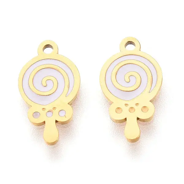 304 Stainless Steel Enamel Charms